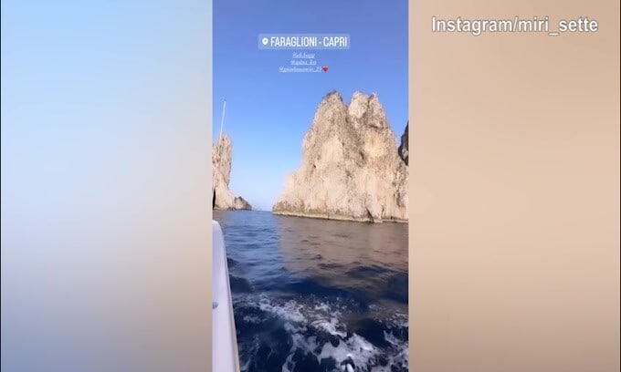 Mancini e Spinazzola nuovamente insieme: relax a Capri
