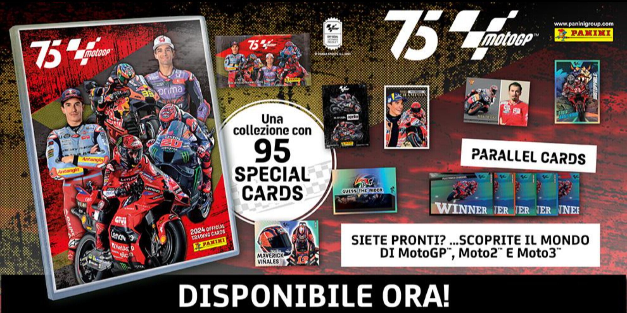 Card MotoGP™ Panini, la collezione 2024 è disponibile!