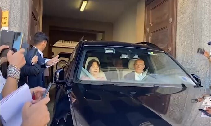 Matrimonio terminato, l'uscita di Galliani ed Helga