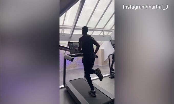 Martial, allenamento continuo in palestra