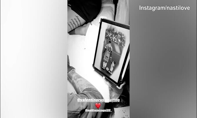 Lazio, nuovo tatuaggio per Mattia Zaccagni