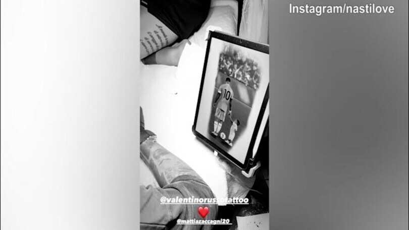 Lazio, nuovo tatuaggio per Mattia Zaccagni