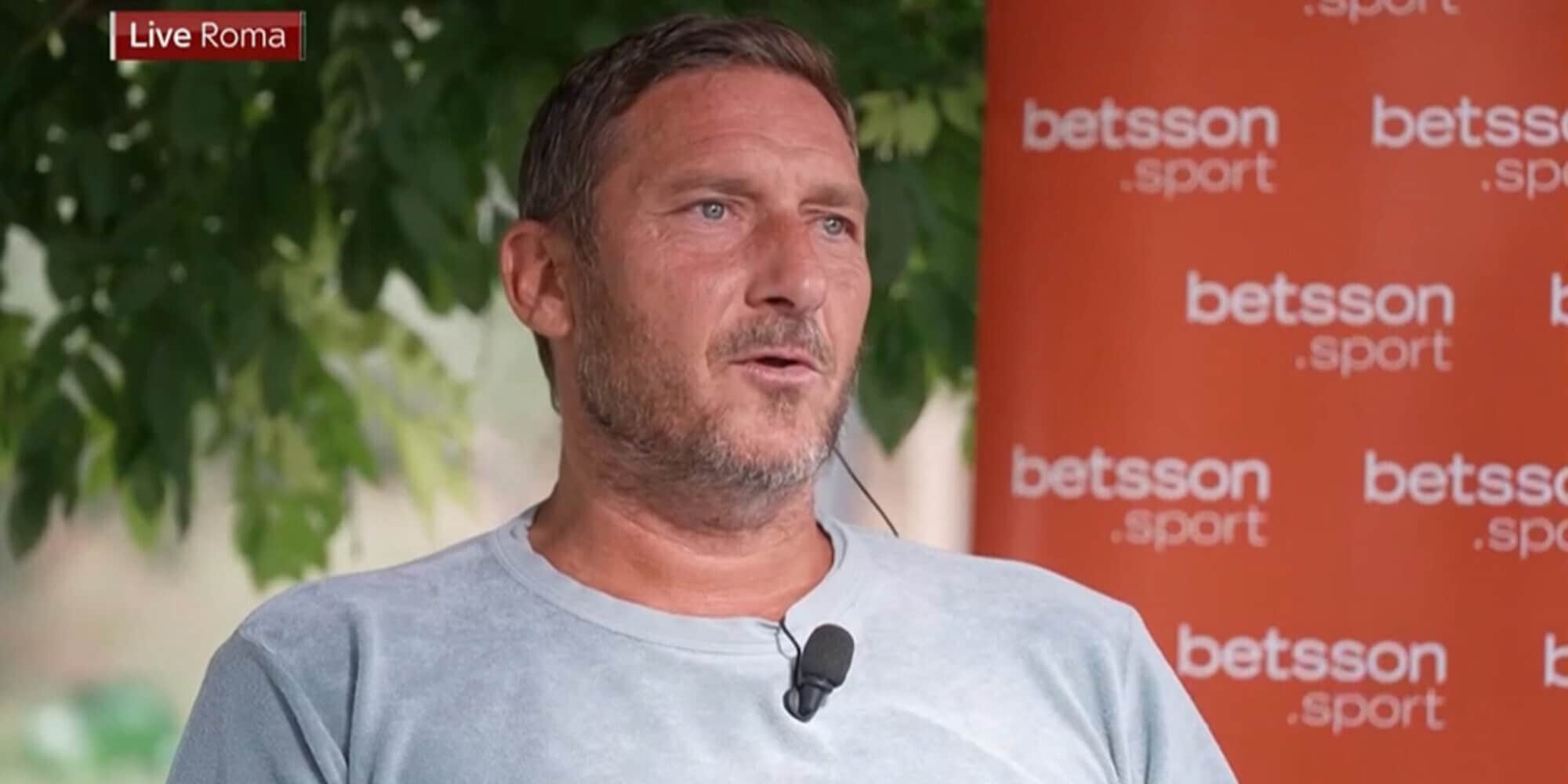 Totti: Juve, il mercato migliore. A Sinner ho spiegato due o tre cosette...