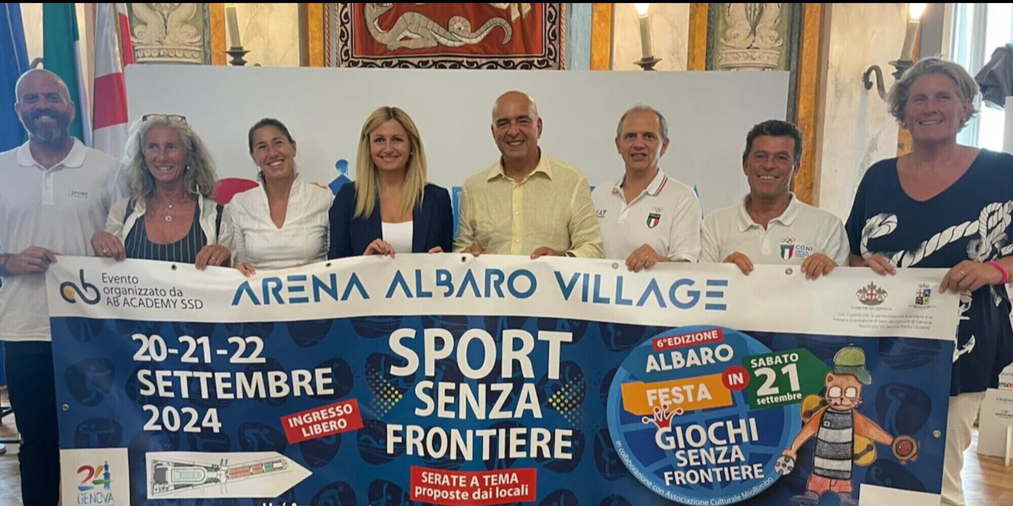 Dal 20 al 22 settembre lo Sport a Genova è… senza frontiere!?