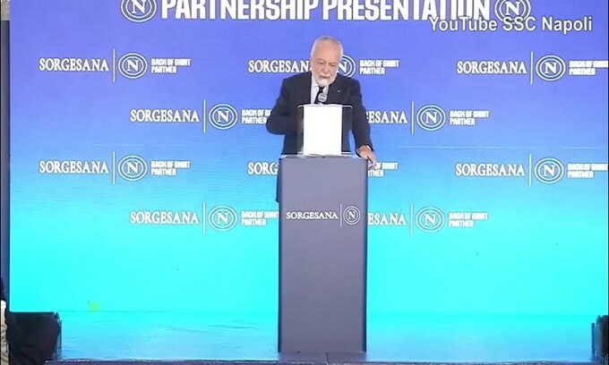 De Laurentiis: "Napoli club di passaggio? Falso!"