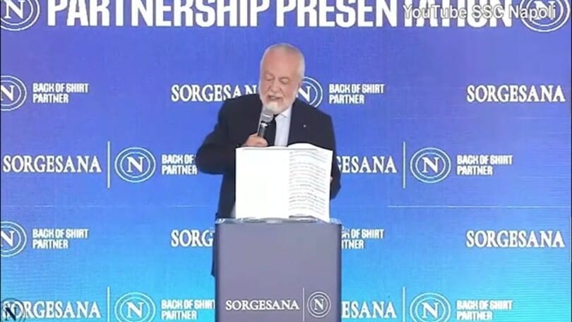 De Laurentiis annuncia: "Voglio comprare il "Maradona"