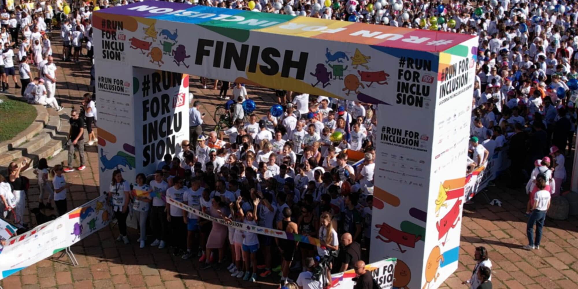 Run For Inclusion, domenica 22 settembre la corsa che celebra l’unicità di ogni individuo