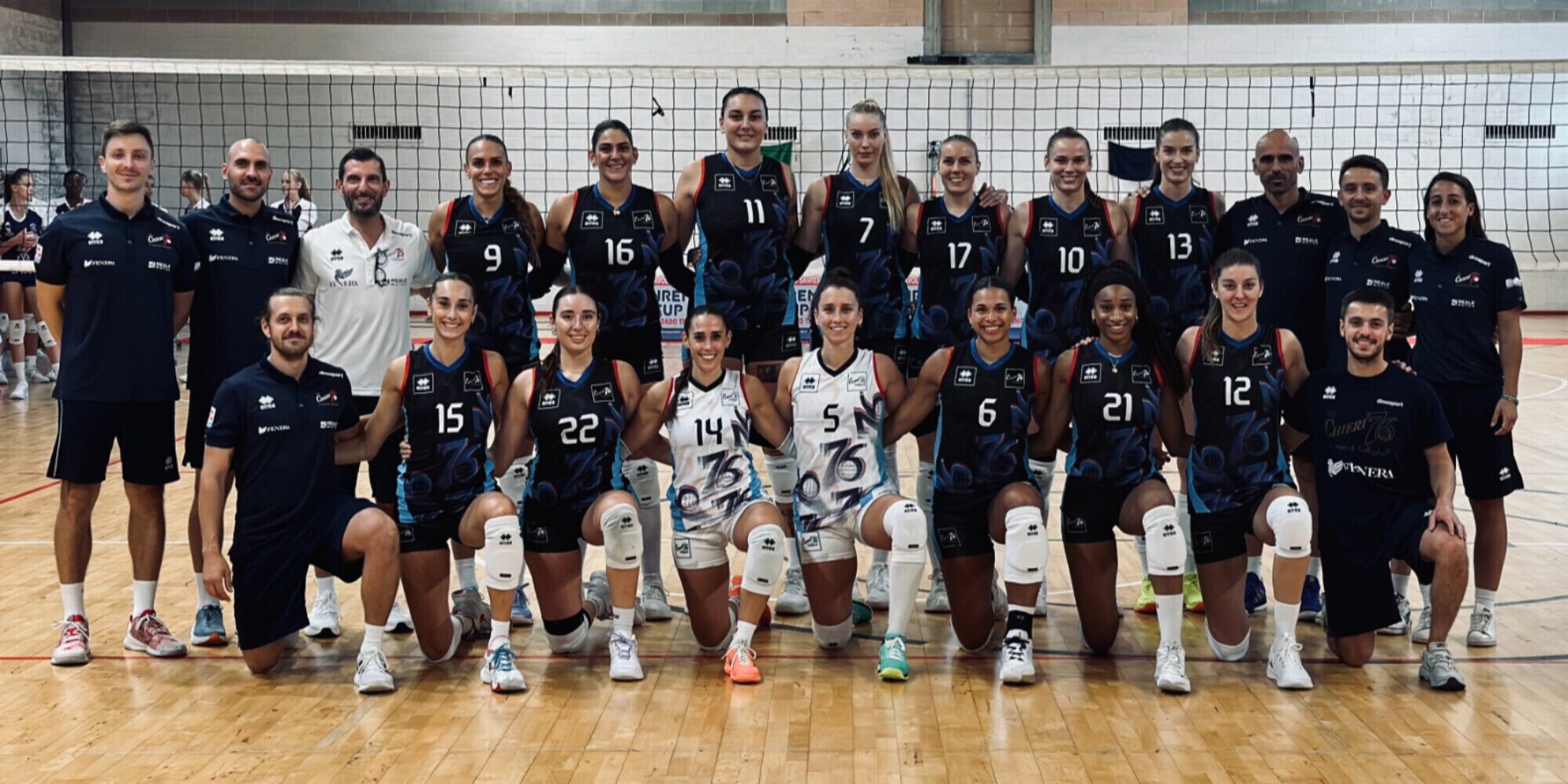 Reale Mutua Fenera Chieri ’76: allenamento congiunto con Le Cannet a Bordighera