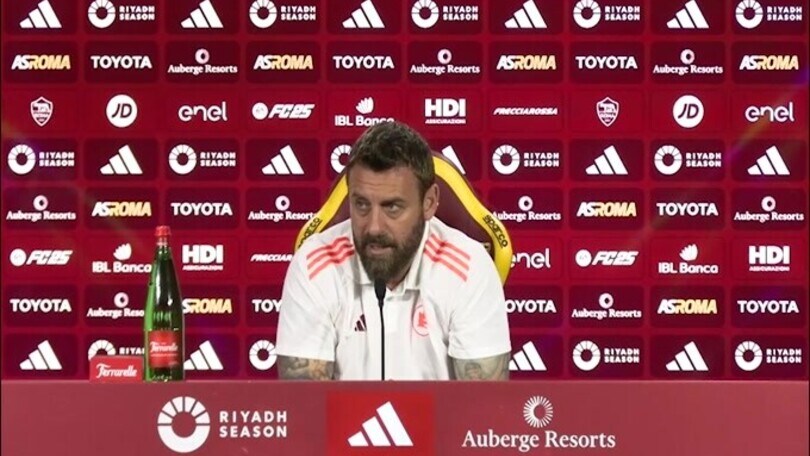 De Rossi: "Dovbyk? É pronto, giocherà" E poi ancora su Zalewski