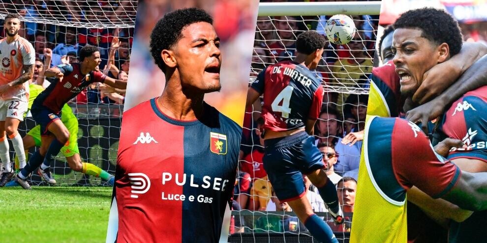 De Winter, primo gol in Serie A contro la Roma: il Genoa pareggia al 96’!