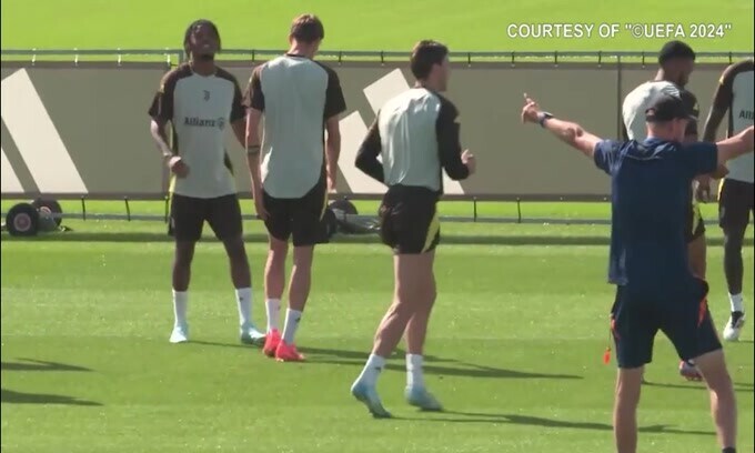 Juventus, bianconeri al lavoro alla Continassa per il Psv