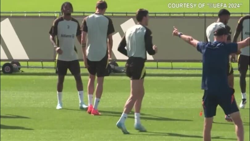 Juventus, bianconeri al lavoro alla Continassa per il Psv