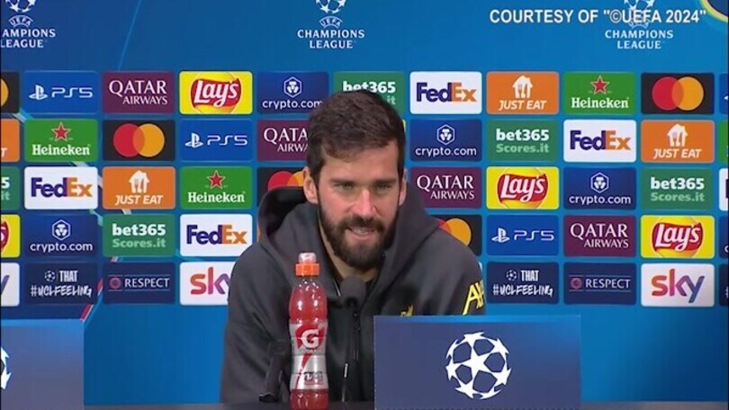 Alisson: "Un piacere tornare in Italia. Maignan grande portiere"