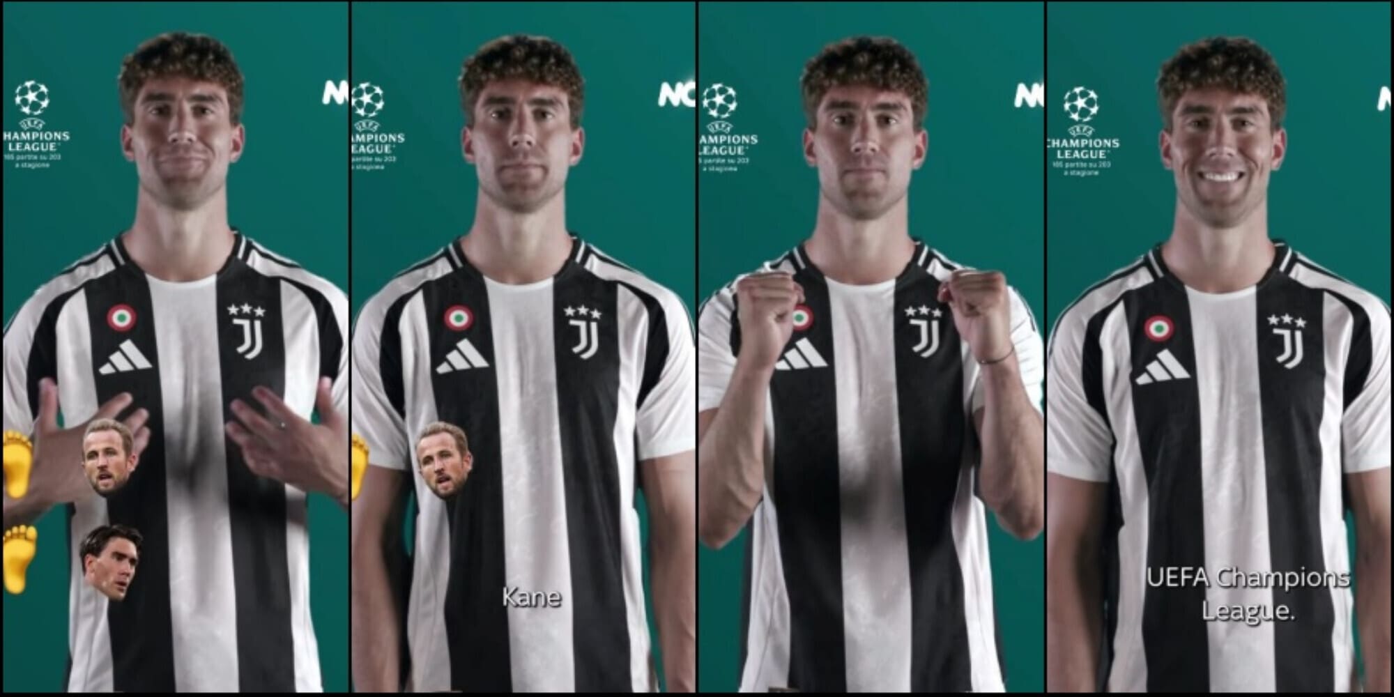 Vlahovic e l'attaccante Champions perfetto: "Ha il mio sinistro e..."