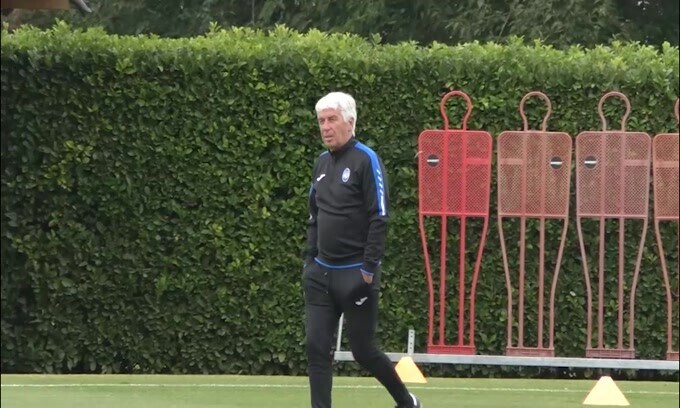Atalanta, allenamento prima dell'Arsenal