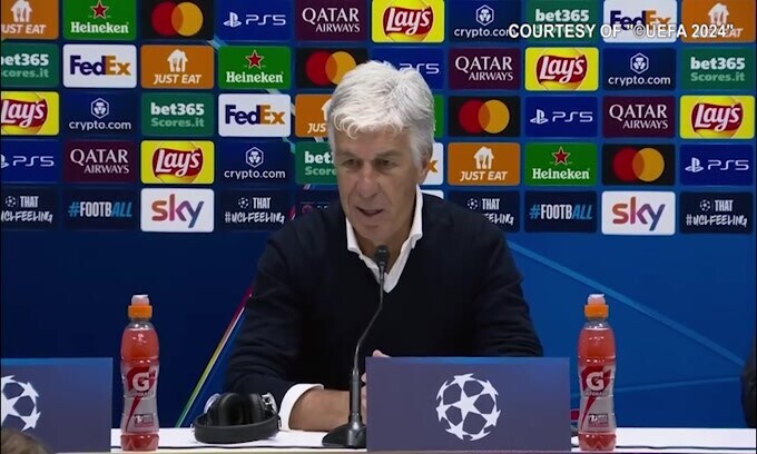 Gasperini: "Dispiace per il rigore sbagliato. Su Cuadrado ho sentito..."