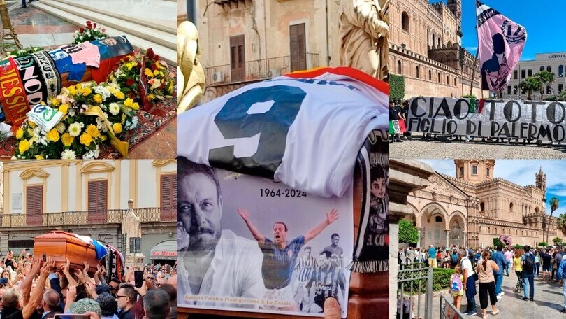 Schillaci, piangono tutti: cori e applausi nell’ultimo saluto della tua Palermo
