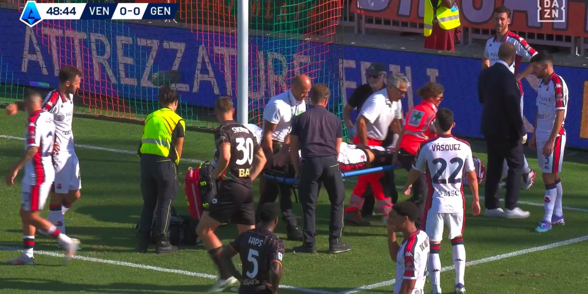 Malinovskyi, infortunio shock durante Venezia-Genoa: cosa è successo