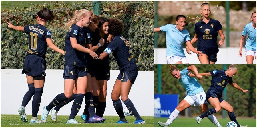 Cantore gol, la Juve Women stende la Lazio e resta a punteggio pieno: gioia Canzi