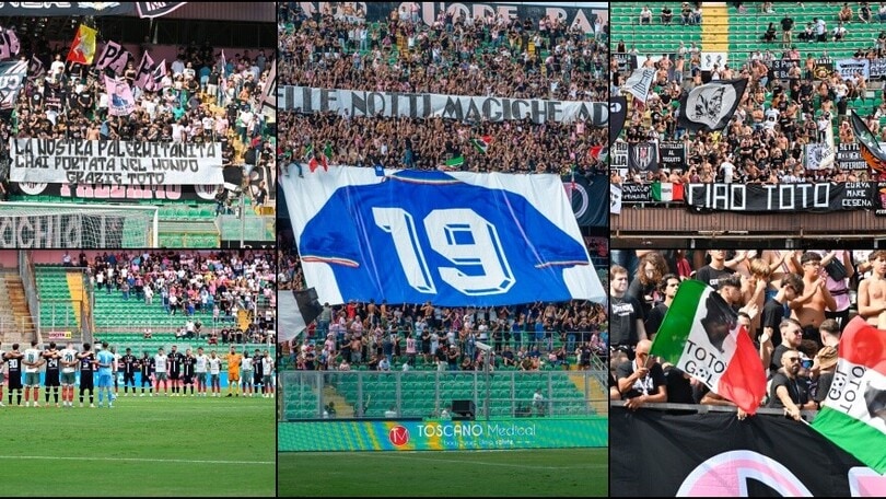 Totò Schillaci, il commovente omaggio del Palermo