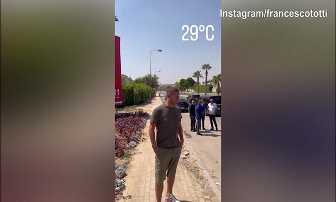 Egitto, lo sbarco nel paese di Francesco Totti