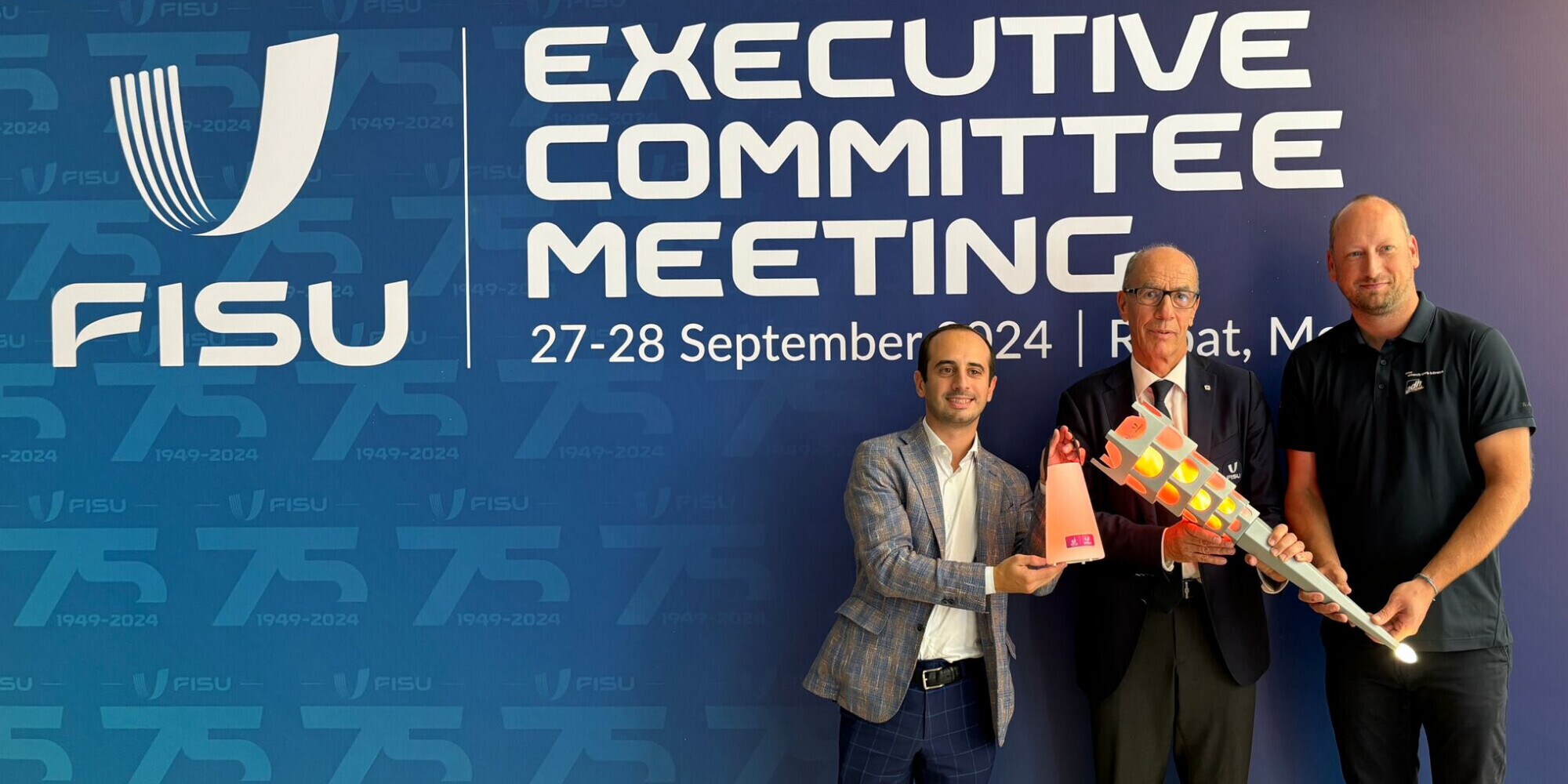 La fiaccola dei Torino 2025 FISU Games Winter vola a Rabat, in Marocco