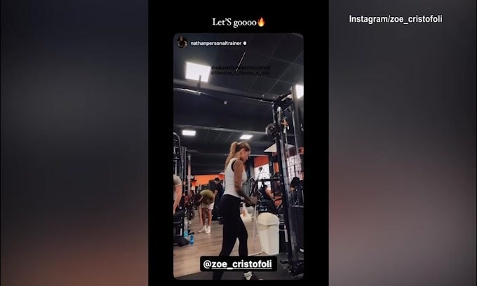 Lady Hernandez di nuovo in palestra, la reazione del personal