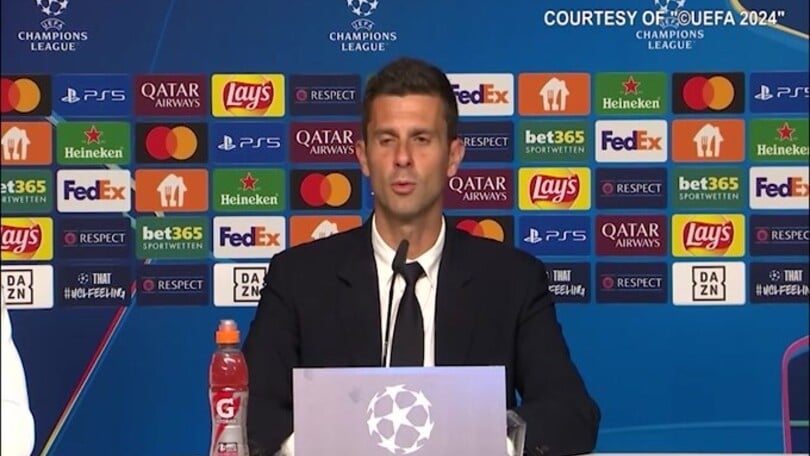 Thiago Motta scherza: "Qualcuno ha detto la formazione?"
