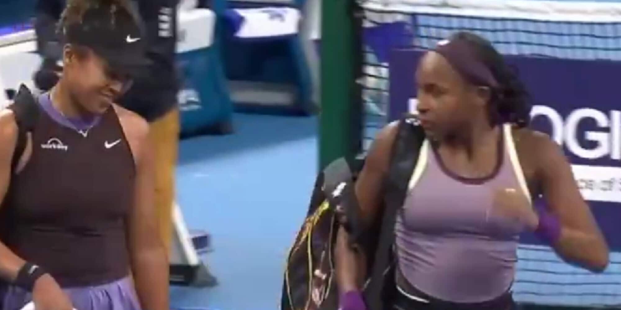 Coco Gauff, il commovente gesto dopo l'infortunio di Naomi Osaka a Pechino