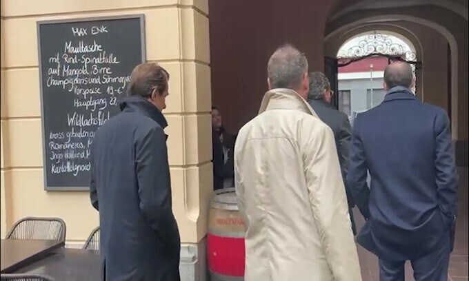 Lipsia-Juve, dirigenza bianconera al pranzo ufficiale Uefa