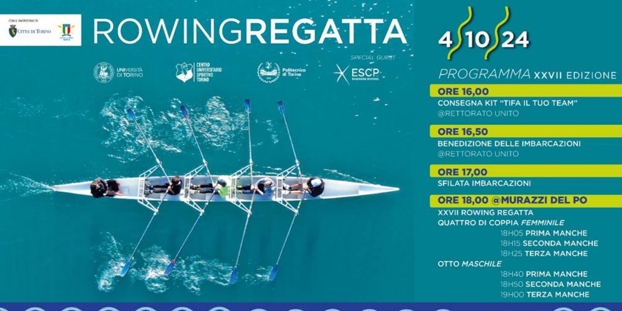 Presentata la XXVII edizione della Rowing Regatta