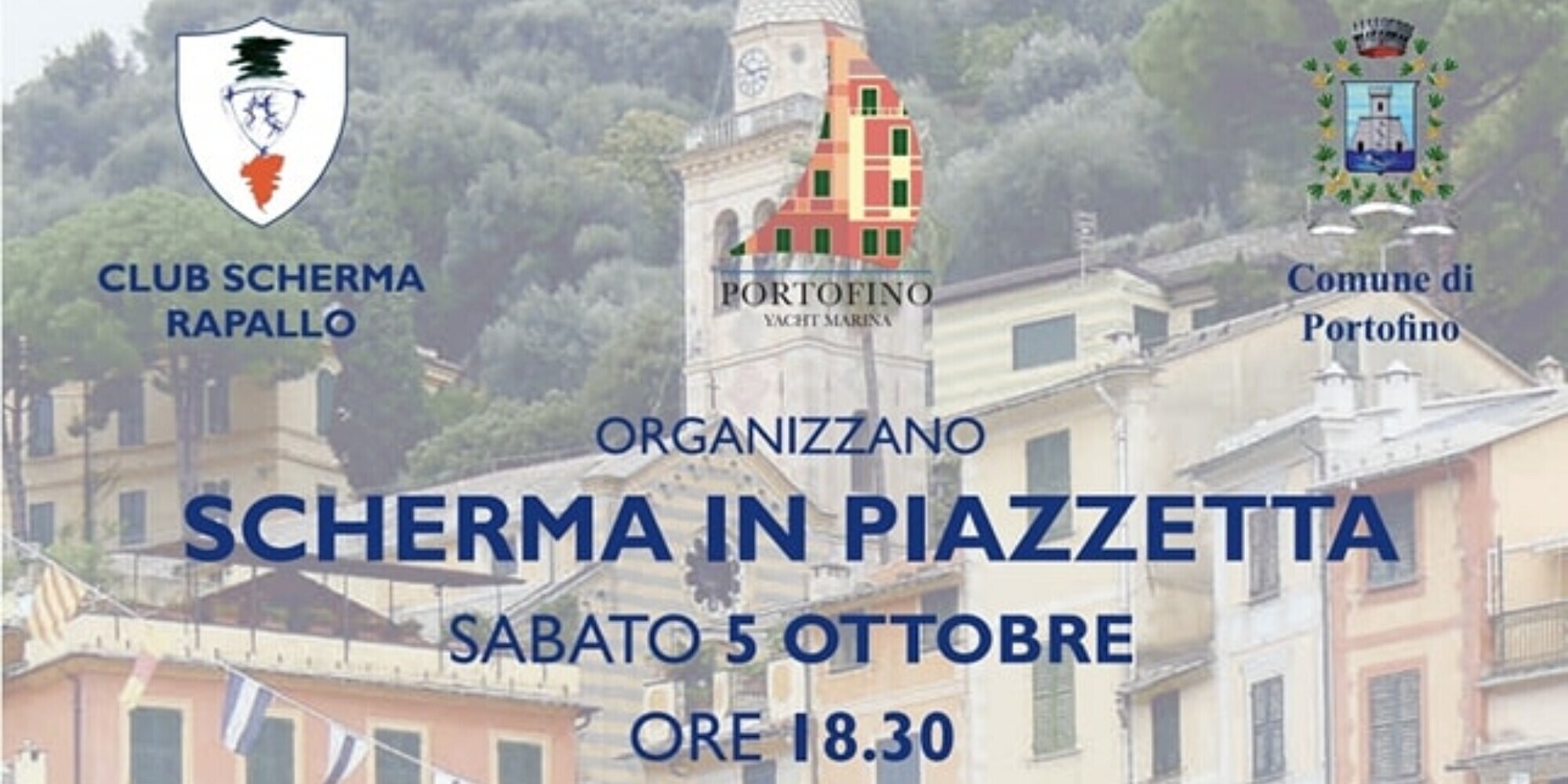 Scherma in vetrina a Portofino con gli olimpici Macchi e Bianchi