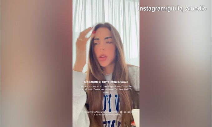 Giulia Amodio si sfoga: "Nelle ultime 2 notti ho dormito 2 ore..."