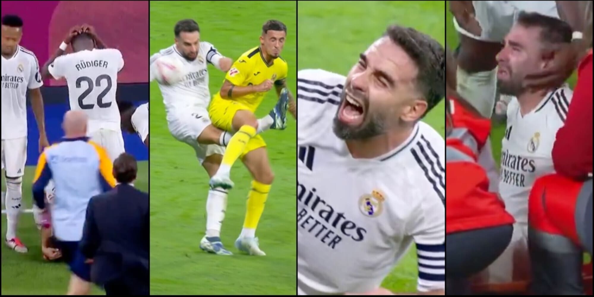 Carvajal, infortunio shock! Le lacrime, la reazione dei compagni e il post