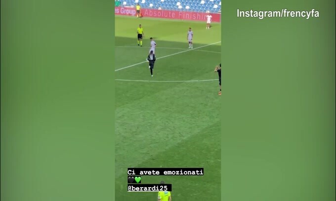 Sassuolo, Berardi torna in campo