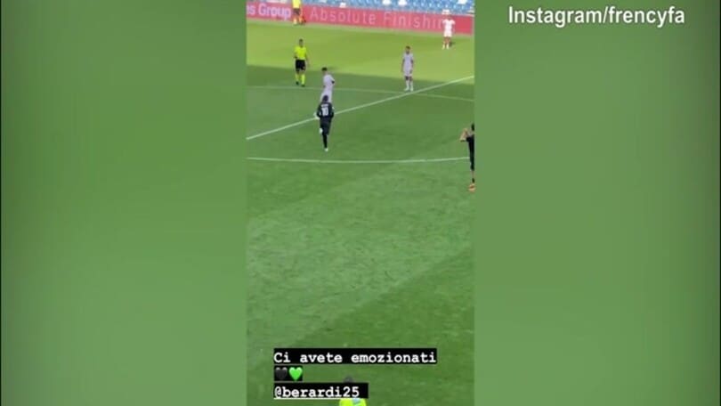 Sassuolo, Berardi torna in campo