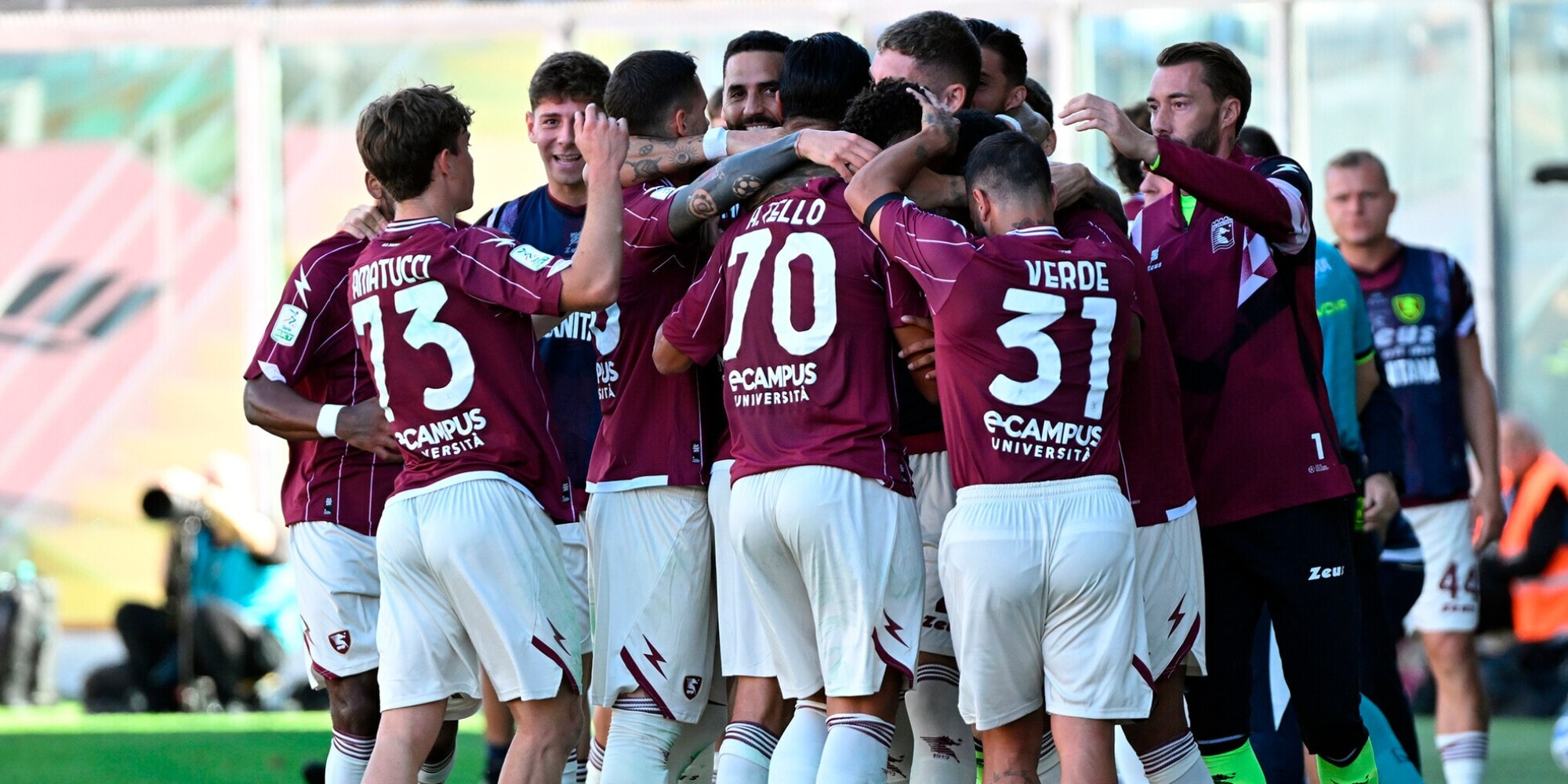 Salernitana di misura a Palermo: decide la meteora Juve. Pari Brescia