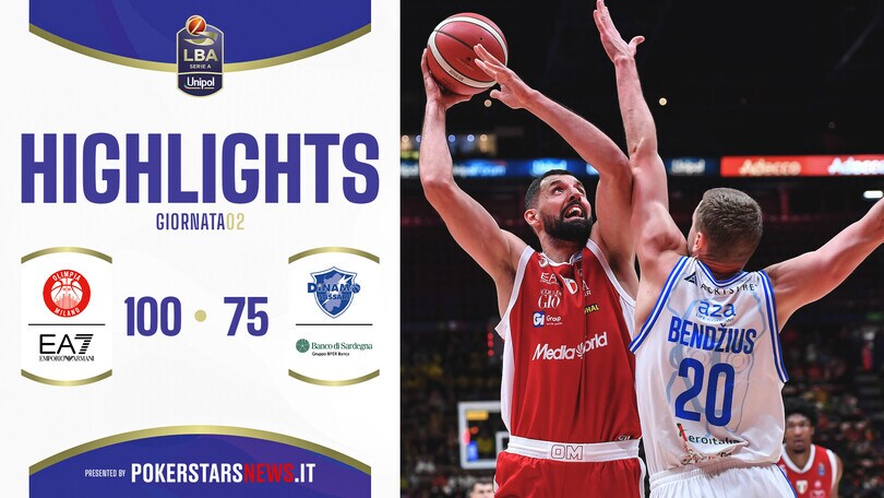 EA7 Emporio Armani Milano - Banco di Sardegna Sassari | Serie A Unipol 2024/25