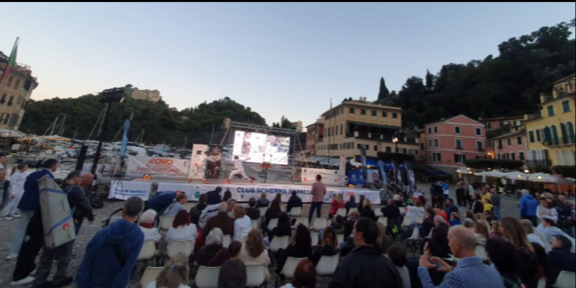 La scherma si fa bella a Portofino in attesa degli Europei di Genova
