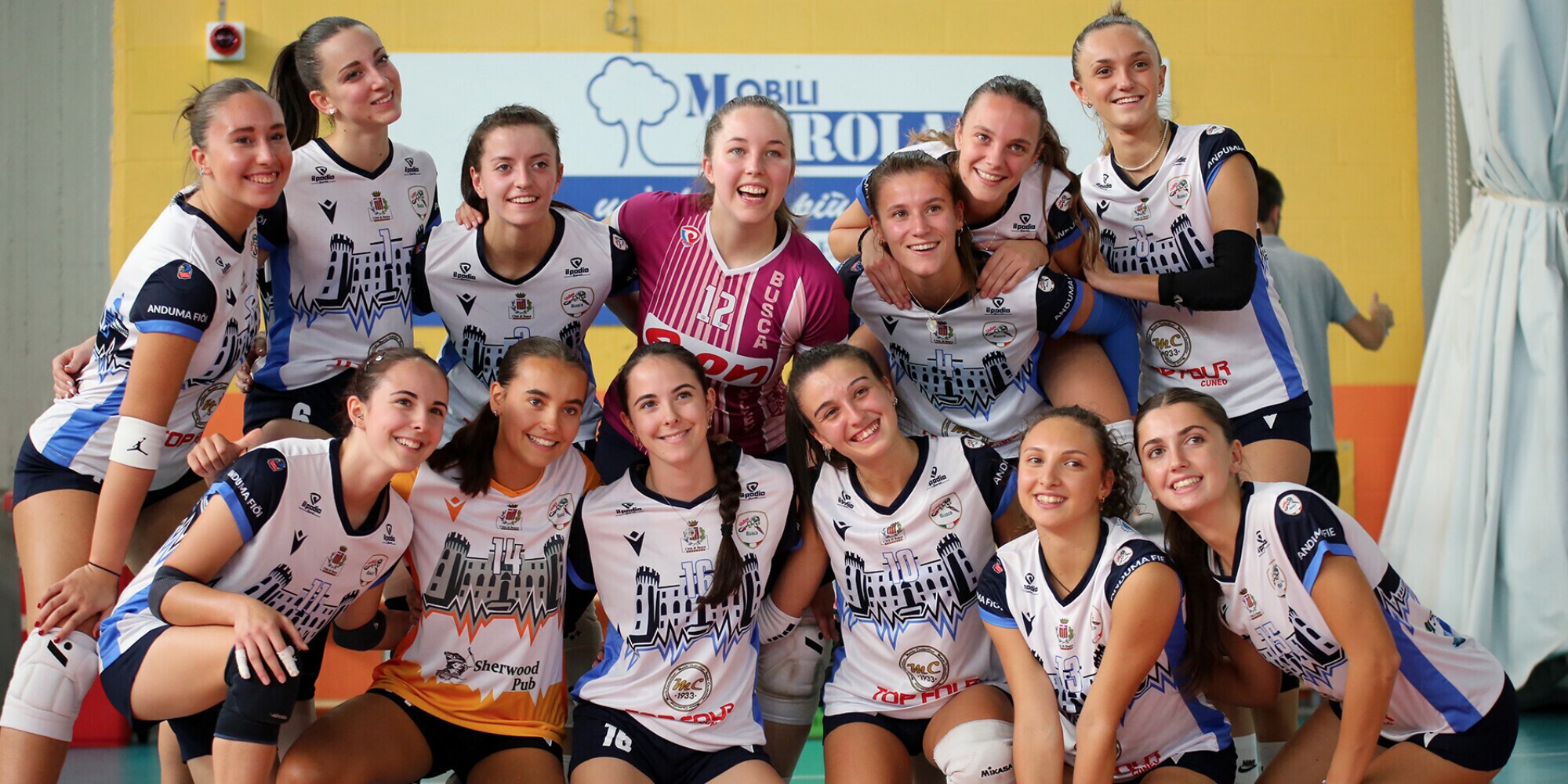 In campo le delegazioni di Serie D e Serie C del Volley Busca per l’inizio del campionato