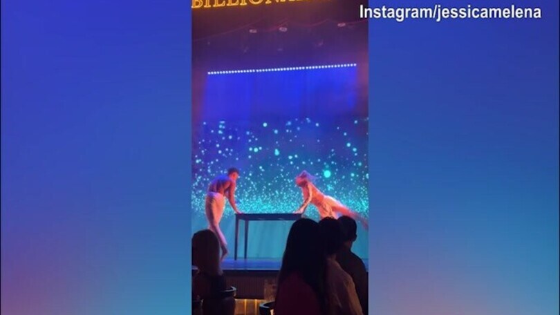Serata in compagnia di uno spettacolo per Jessica e Ciro