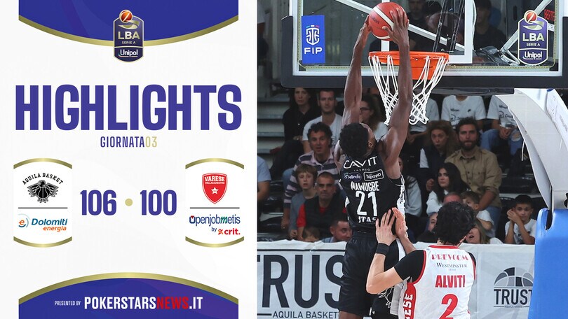 Dolomiti Energia Trentino - Openjobmetis Varese | Serie A Unipol 2024/25