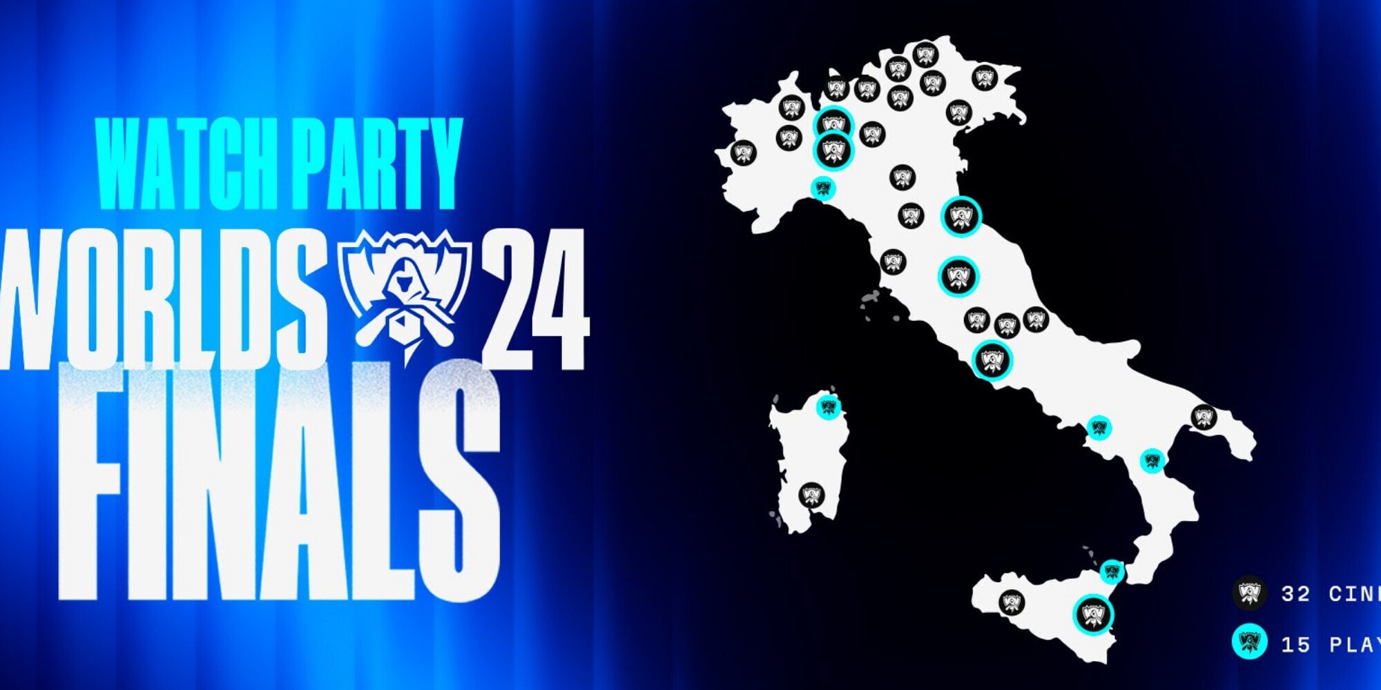 Cinema e Riot Play Club, ecco dove guardare la finale di Lol
