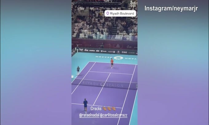 Tennis, Alcaraz e Nadal a Riyadh: c'è anche Neymar
