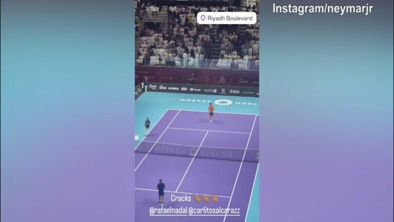 Tennis, Alcaraz e Nadal a Riyadh: c'è anche Neymar