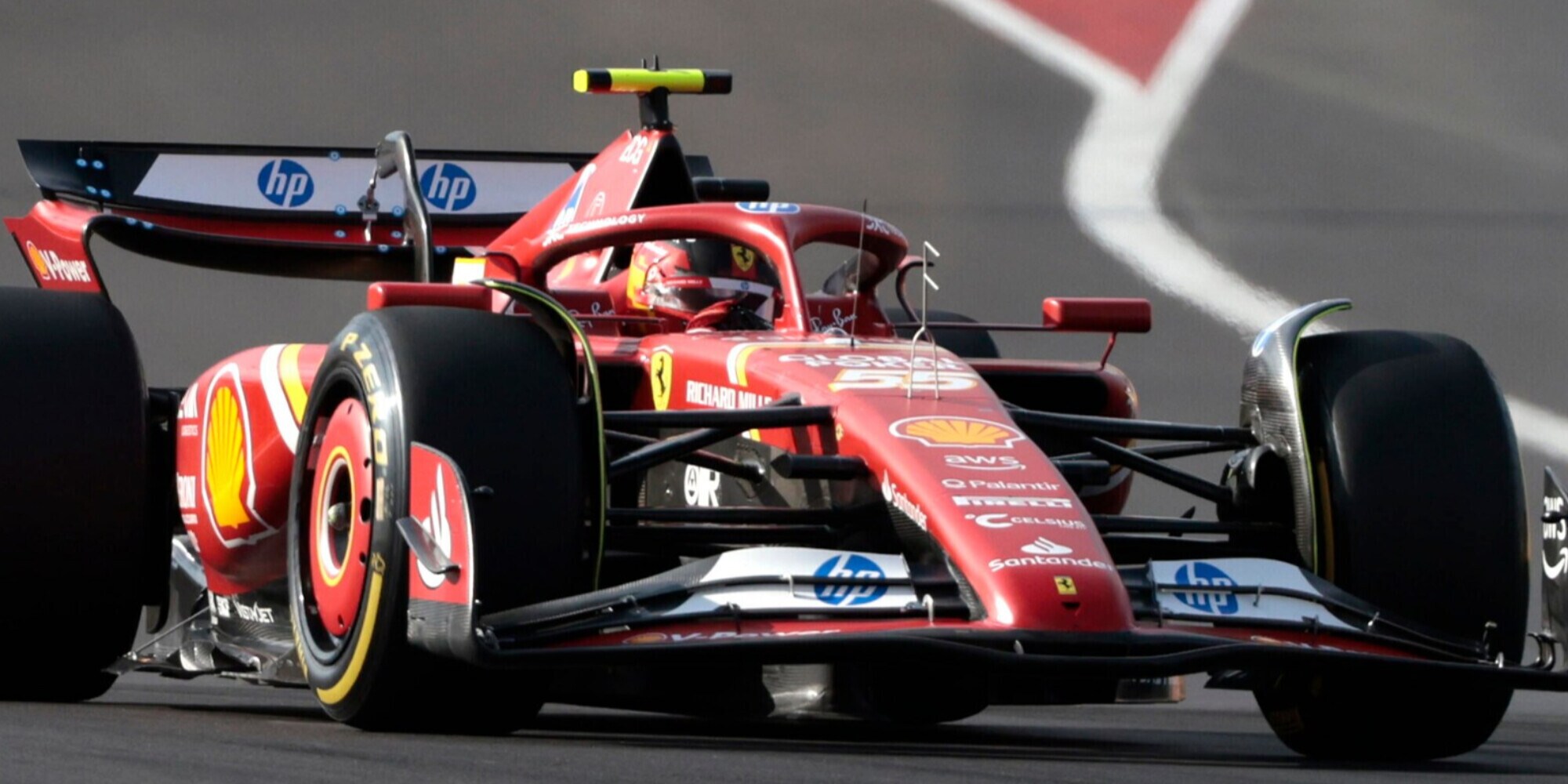 Verstappen vince la sprint di Austin e ringrazia Sainz! Leclerc giù dal podio