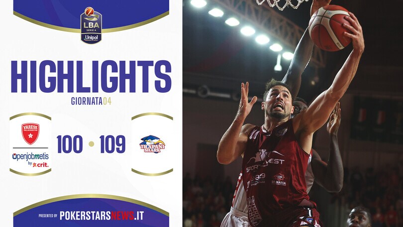 Openjobmetis Varese - Trapani Shark | Serie A Unipol 2024/25