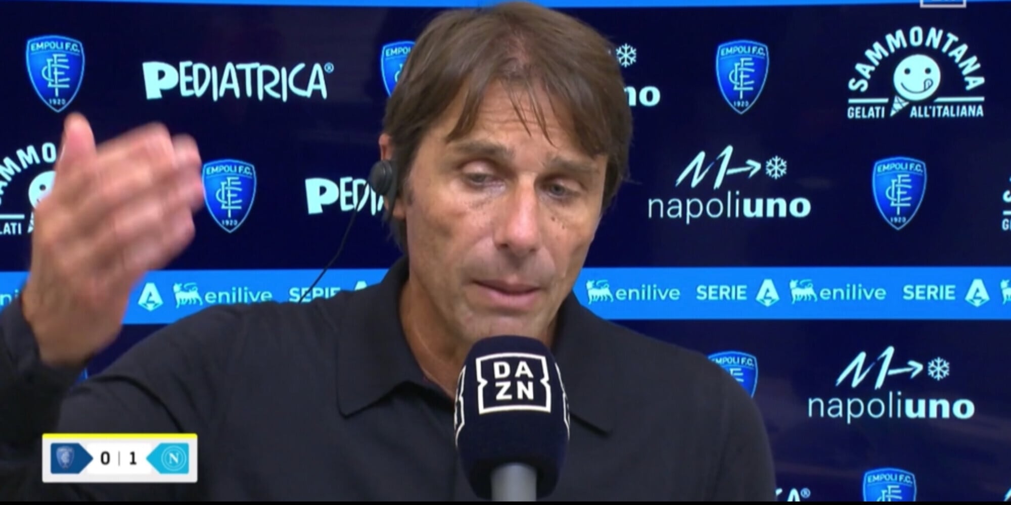 Conte: "Abbiamo meritato di passare in vantaggio, dobbiamo festeggiare perché…"