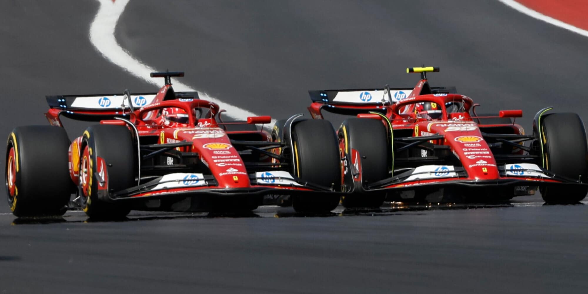 La Ferrari colora di rosso gli Stati Uniti: doppietta pazzesca, trionfo Leclerc