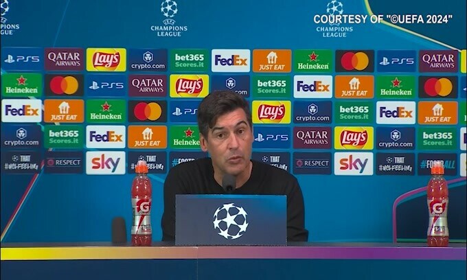 Fonseca: "Camarda? Dispiace per il gol annullato, ma ne farà tanti in futuro"